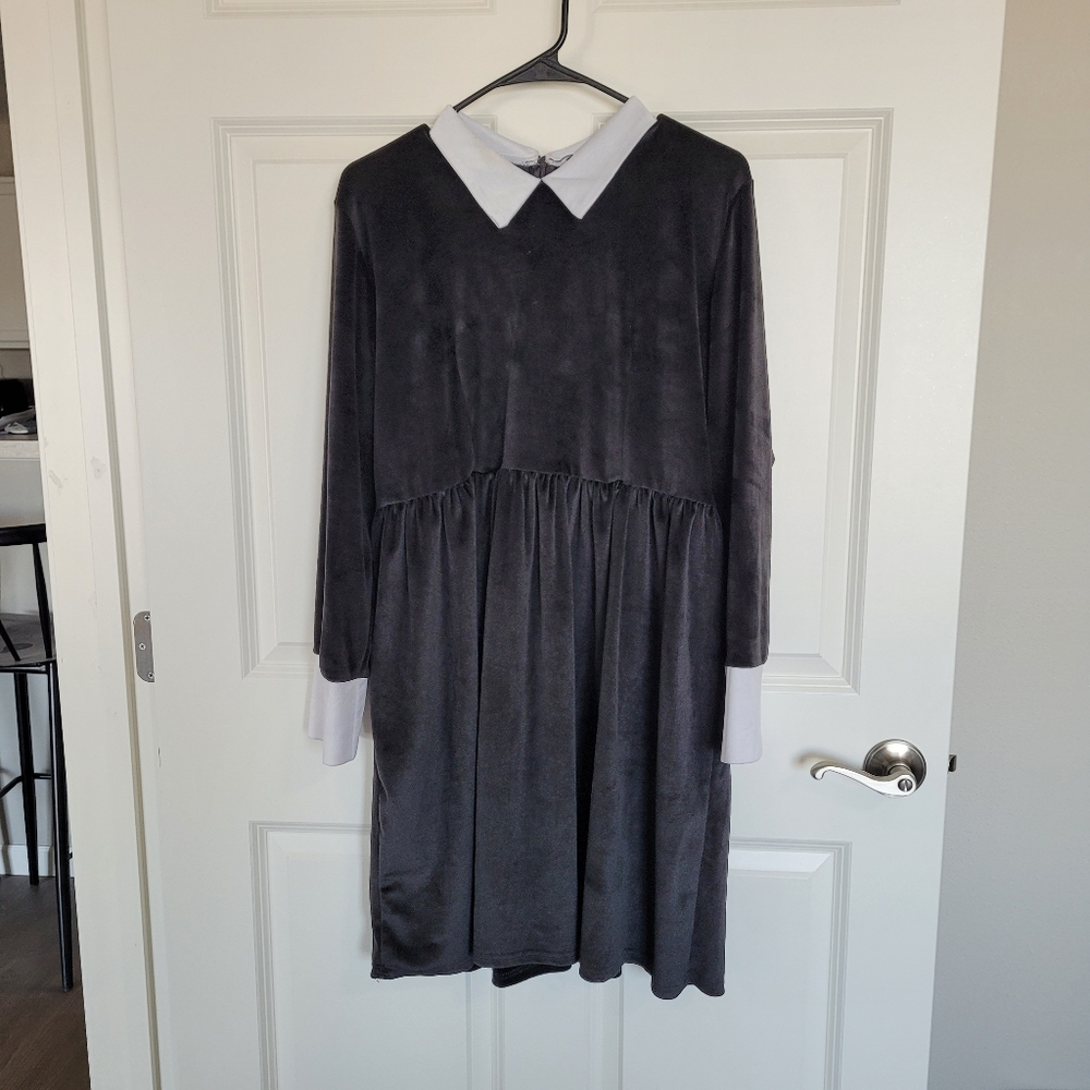 Velvet Wednesday Addams Dress
